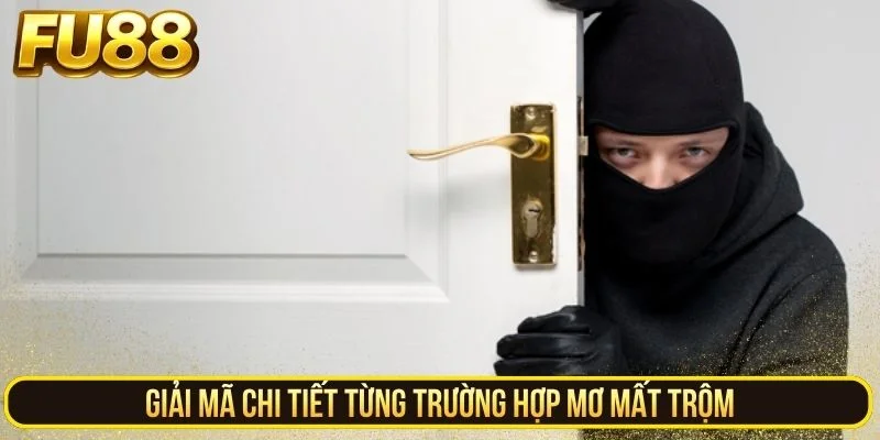 Giải mã chi tiết từng trường hợp mơ mất trộm